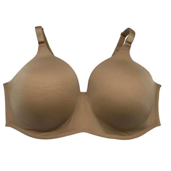 Soma Vanishing 360 Perfect Coverage Bra Wireless Size 42DDD BEIGE NEW - Picture 1 of 8